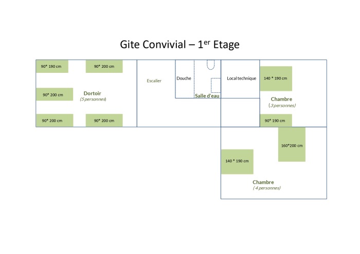 Convivial Plan Etage Francais