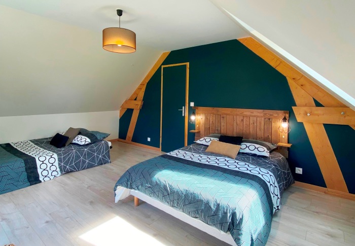 Gite Convivial - Chambre Bleue - Paysage