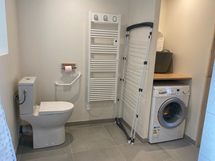 Salle de douche RDC paysage