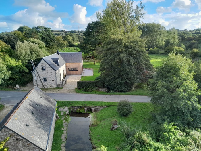 Vue d'ensemble du toit